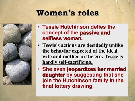 Understanding Tessie Hutchinson‘s Role and Fate in Shirley .